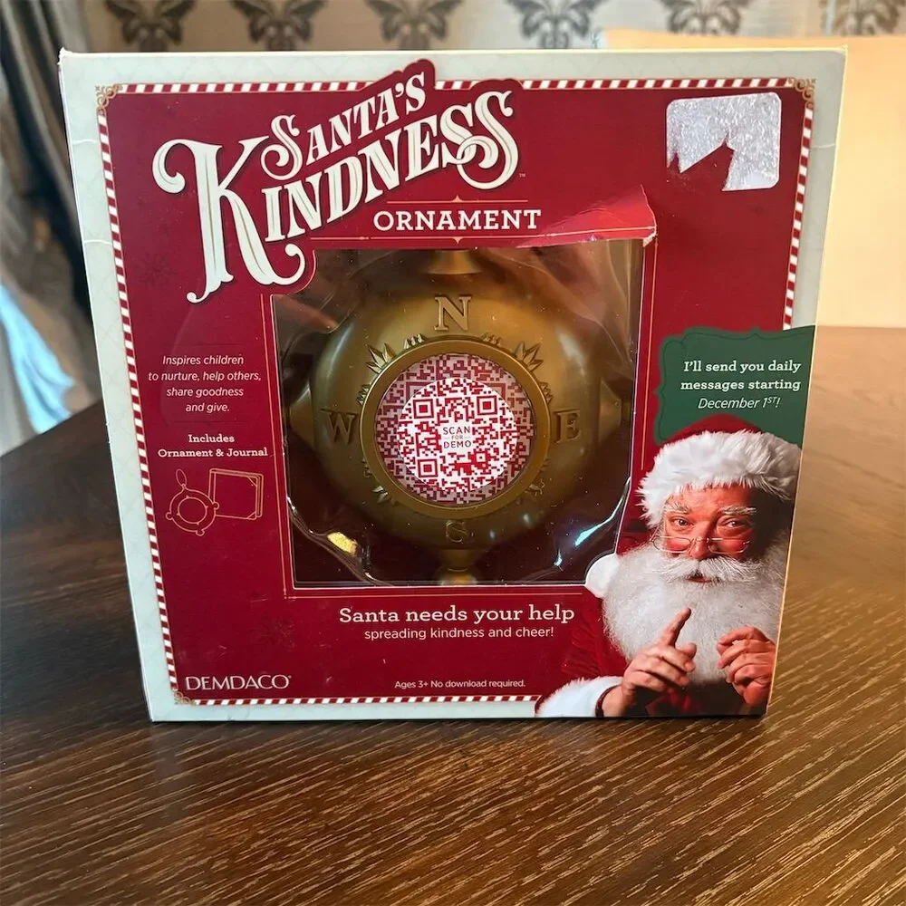 DEMDACO Santa's Kindness Ornament & Journal Set Christmas Holiday Gift